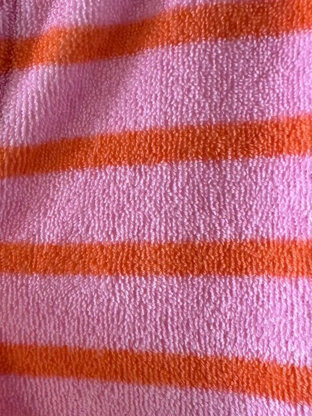 J.Crew Girls Terry Maxi Dress UPF 50 Pink Stripe Size 8